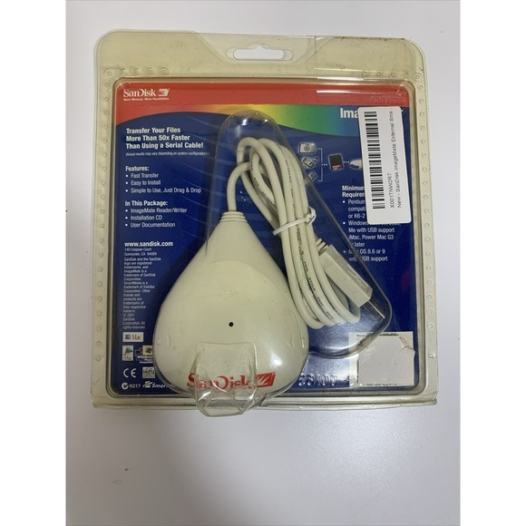 NEW SanDisk ImageMate External Drive for SmartMedia Card Reader USB - Picture 3 of 4